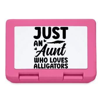 Alligator Tante  - Brotdose - Pink - Vorne