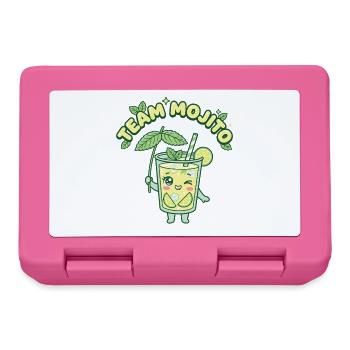 JGA Mojito Cocktail Barkeeper - Brotdose - Pink - Vorne