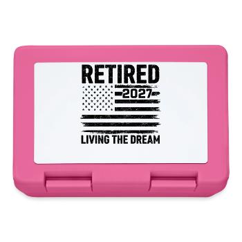 Retired 2027 Living The Dream - Brotdose - Pink - Vorne