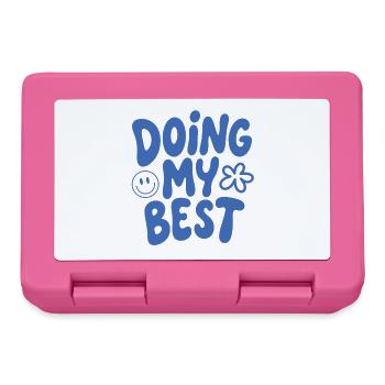 Doing My Best Saying - Lunchbox - pink - Front