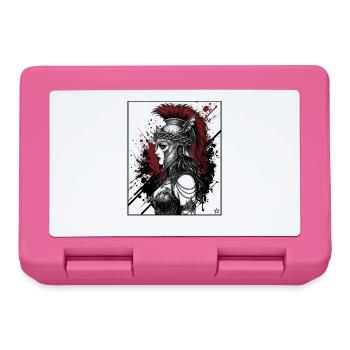 Valkyrie War Helmet Punk - Lunchbox - pink - Front