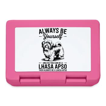 Lhasa Apso Sprüche Lustiges Lhasa Apso Geschenk - Brotdose - Pink - Vorne