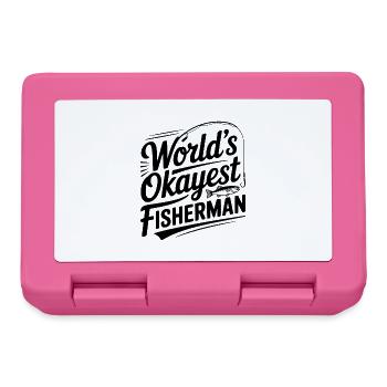 Der beste Fischer der Welt - Brotdose - Pink - Vorne