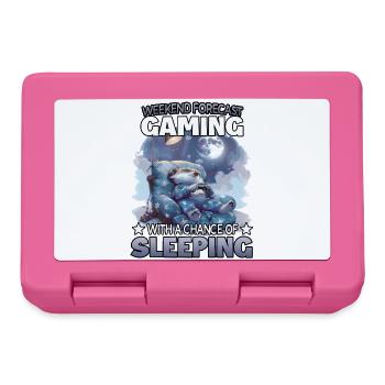 Probabilité de sommeil du week-end de jeu - Boîte à goûter - rose - Devant