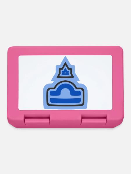 Zodiac Stammes-Waage und Luft - Brotdose - Pink