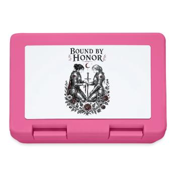 Bound by Honor | Medieval Gothic Love - Lunchbox - pink - Front