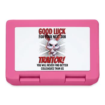 Funny Farewell Coworker - Lunchbox - pink - Front