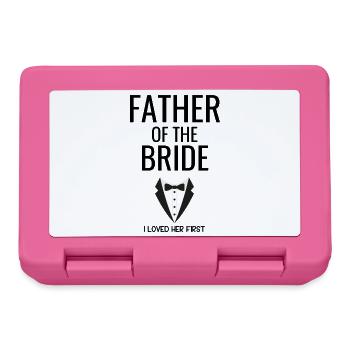 Father Bride Tuxedo - Lunchbox - pink - Front