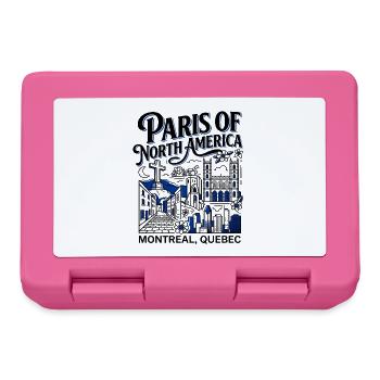 Paris Of North America Montreal Quebec - Lunchbox - pink - Front