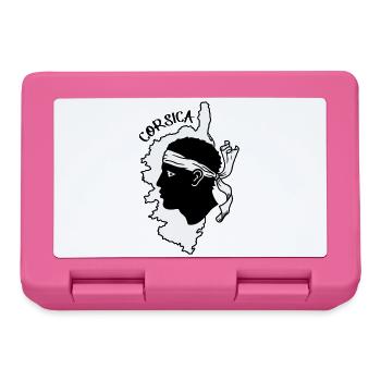 Korsika Karte Frankreich Corsica Map France Corse - Lunchbox - pink - Front