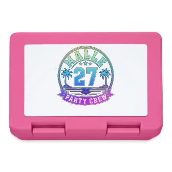 Malle 2027 Party Crew Mallorca Holiday Group - Lunchbox - pink - Front