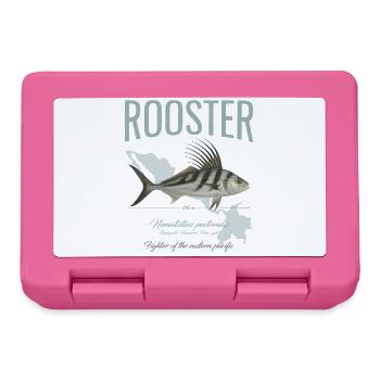 Rooster Fisch Inshore Angeln im Pazifik in Amerika - Brotdose - Pink - Vorne