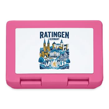 Classement Allemagne Old Town Skyline Vintage - Boîte à goûter - rose - Devant
