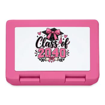 Class of 2040 Graduation Dream - Lunchbox - pink - Front