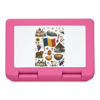 Romania | Carpathians, Culture & Homeland - Lunchbox - pink - Front