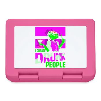 waiter bartender bartender bartender barchef - Lunchbox - pink - Front