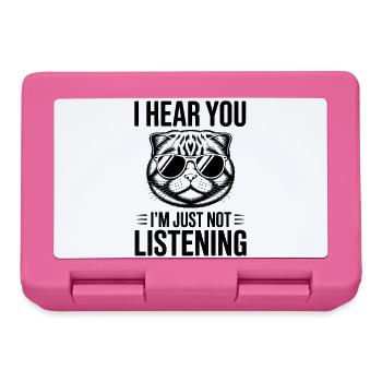 Scottish Folding Cat Scottish Fold Gift - Lunchbox - pink - Front
