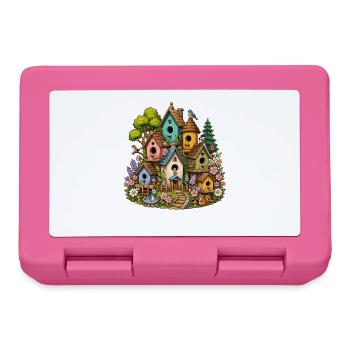Colorful Bird Feeder Wilderness - Lunchbox - pink - Front