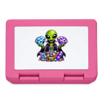 Alien Treasure Mage - Lunchbox - pink - Front