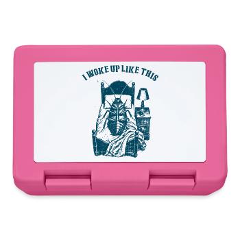 I woke up like this - Kafka - Lunchbox - pink - Front