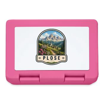 Plose Dolomites Italy Vintage Tour - Boîte à goûter - rose - Devant