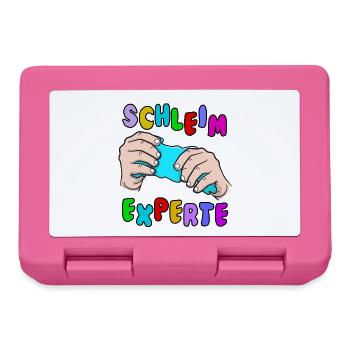 Slime Geschenk Kinder Schleim basteln lustig - Brotdose - Pink - Vorne