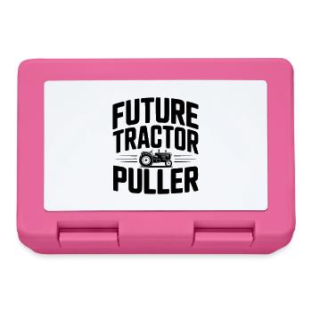 Zukünftiger Traktorzieher - Brotdose - Pink - Vorne