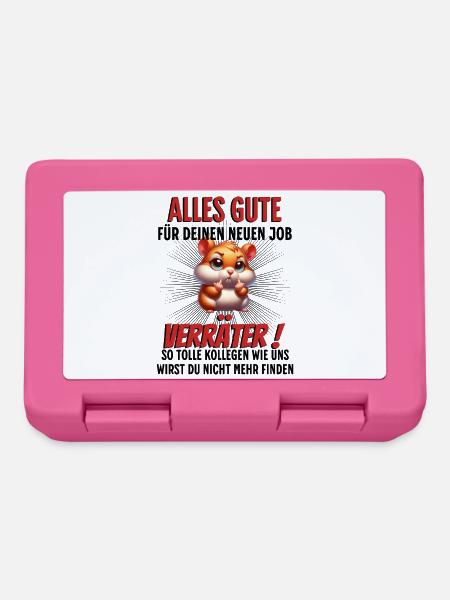 Kollegen Abschied - Brotdose - Pink