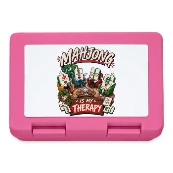 Mahjong Therapie Lounge - Brotdose - Pink - Vorne