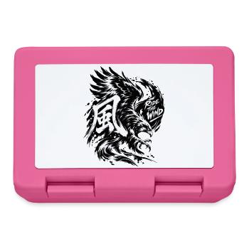 Winddrache im Sturm - Brotdose - Pink - Vorne