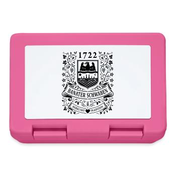 Banater Schwaben | Wappen | Tradition - Brotdose - Pink - Vorne