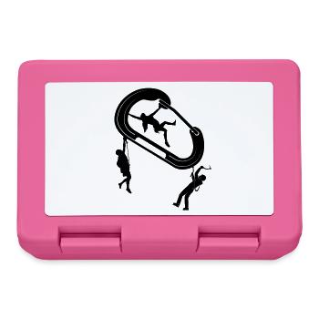 klettern bouldern felsklettern berge Bergsport - Brotdose - Pink - Vorne