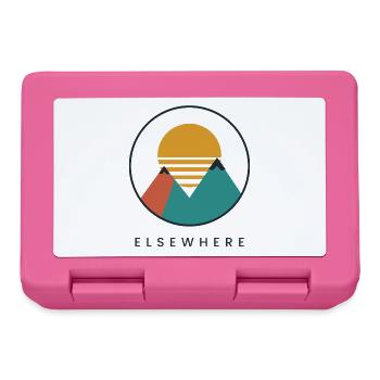 Elsewhere – Retro Mountain Sunset - Brotdose - Pink - Vorne