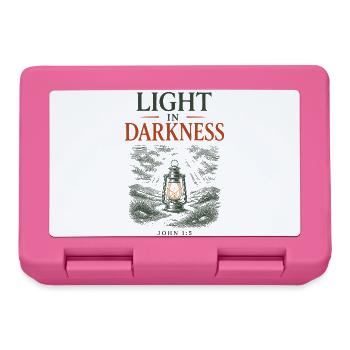 Licht in der Dunkelheit - Brotdose - Pink - Vorne