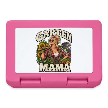 Garten Mama Geschenk Hobbygärtnerin  - Brotdose - Pink - Vorne