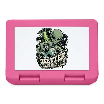 Außerirdischer Planetenkontakt - Brotdose - Pink - Vorne