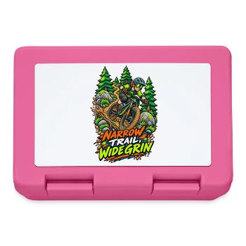 Narrow Trail, Wide Grin - Brotdose - Pink - Vorne