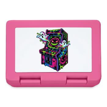 Neon Halloween Arcade Drips - Brotdose - Pink - Vorne