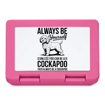 Cockapoo Spruch Hunde Lustiges Cockapoo Geschenk - Brotdose - Pink - Vorne
