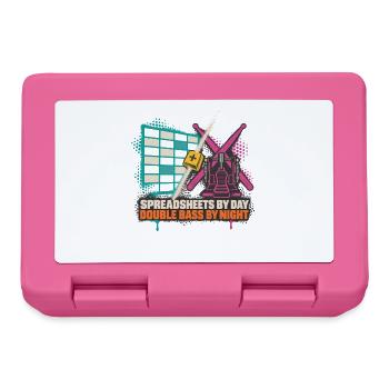 Spreadsheets by Day Bass by Night - Brotdose - Pink - Vorne