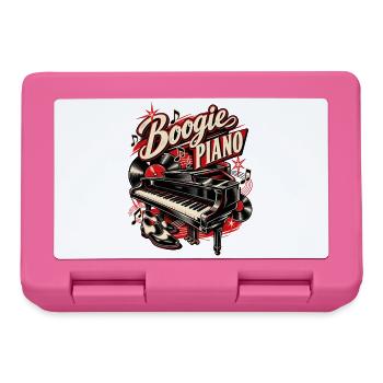 Boogie Piano – Rock'n'Roll & 50er Musik - Brotdose - Pink - Vorne