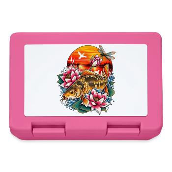 Carpe_miroir_dans_un_coucher_de_soleil - Brotdose - Pink - Vorne