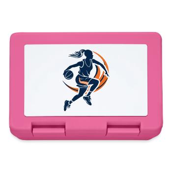 Basketballerin - Brotdose - Pink - Vorne