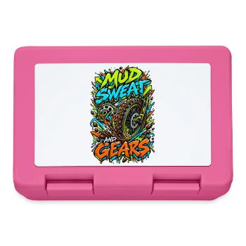 Mud Sweat and Gears Motocross Illustration - Brotdose - Pink - Vorne