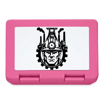 Bergbau - Brotdose - Pink - Vorne