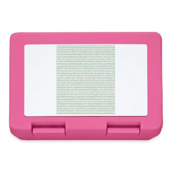2399 Ziffern von Pi - Brotdose - Pink - Vorne
