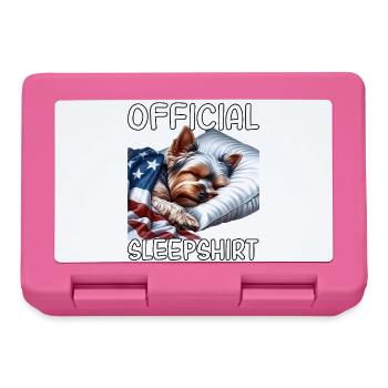 Yorkshire Terrier US Schlafshirt - Brotdose - Pink - Vorne