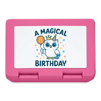 Magischer 8 Kindergeburtstag A Magical Birthday - Brotdose - Pink - Vorne