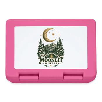 Mondbeschienener Winterwappen - Brotdose - Pink - Vorne