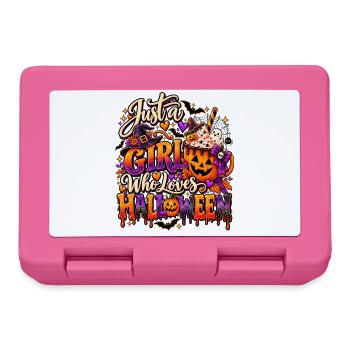 Just a Girl Who Loves Halloween - Brotdose - Pink - Vorne